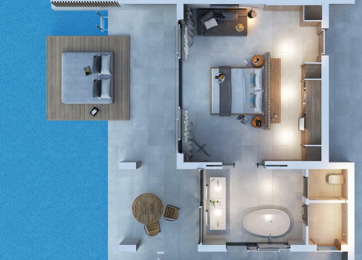 D' Andrea Lagoon All Suites - Adults Only 마르마리 외부 사진 3D rendering of a suite